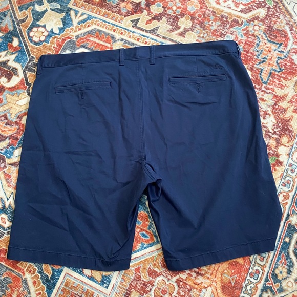 Tommy Bahama Dark Blue Flat Front Shorts - Picture 3 of 3